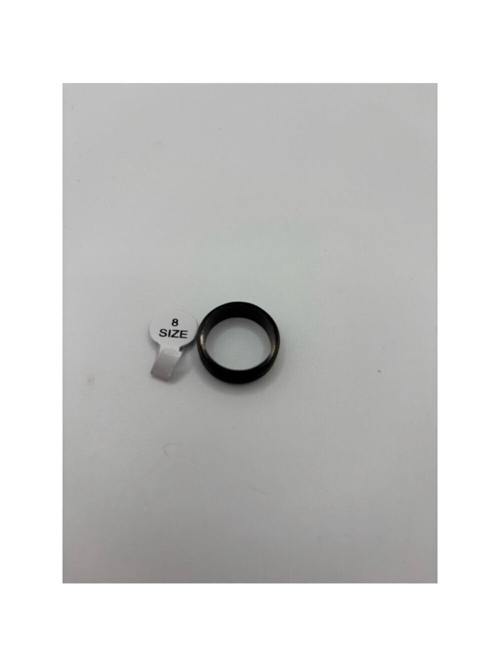 Black Band Ring Size 8